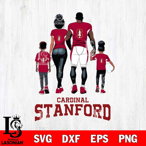 Stanford Cardinal Family Love Rugby SVG DXF EPS PNG FILE,NCAA SVG, Father day Digital Download,Instant Download, Silhouette
