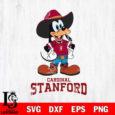 Stanford Cardinal Goofy Cowboy Sport SVG DXF EPS PNG FILE,NCAA svg ,Football Digital Download,Instant Download, Silhouette