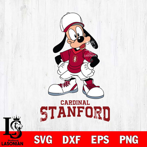 Stanford Cardinal Goofy Sport SVG DXF EPS PNG FILE,NCAA svg ,Football Digital Download,Instant Download, Silhouette