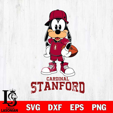 Stanford Cardinal Goofy rugby SVG DXF EPS PNG FILE,NCAA svg ,Football Digital Download,Instant Download, Silhouette