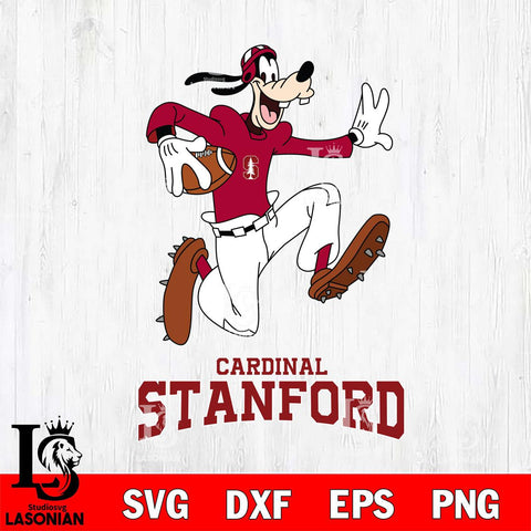 Stanford Cardinal Goofy rugby Sport SVG DXF EPS PNG FILE,NCAA svg ,Football Digital Download,Instant Download, Silhouette