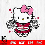 Stanford Cardinal Hello Kitty Cheerleader 10 Svg Eps Dxf Png File, Digital Download, Instant Download