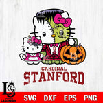 Stanford Cardinal Hello Kitty Horror 10 Svg Eps Dxf Png File, Digital Download