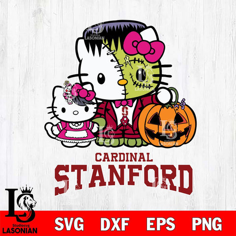 Stanford Cardinal Hello Kitty Horror 10 Svg Eps Dxf Png File, Digital Download