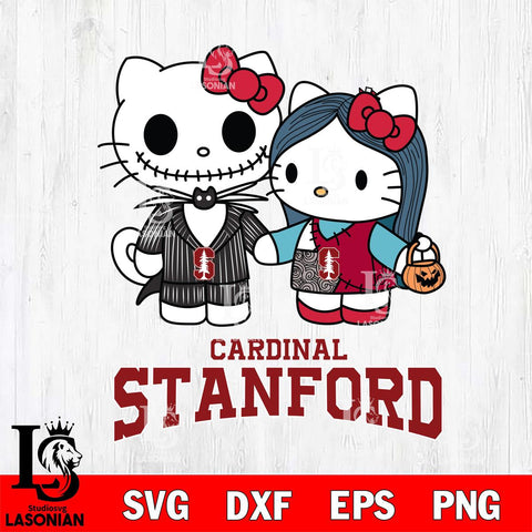 Stanford Cardinal Hello Kitty Horror 11 Svg Eps Dxf Png File, Digital Download