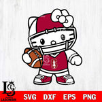 Stanford Cardinal Hello Kitty sport 2 Svg Eps Dxf Png File, NCAA svg, Digital Download, Instant Download