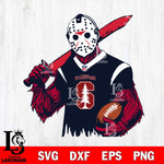 Stanford Cardinal Jason Voorhees Horror 11 Svg Eps Dxf Png File, NCAA svg, Digital Download, Instant Download