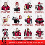 Stanford Cardinal Jason Voorhees NCAA Bundle 12 SVG Svg Eps Dxf Png File, Digital Download