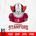 Stanford Cardinal Pennywise Horror Sport 7 Svg Eps Dxf Png File, Digital Download