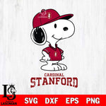 Stanford Cardinal Snoopy Football sport SVG DXF EPS PNG FILE,Snoopy File Cut, NCAA Digital Download,Instant Download,Christmas Silhouette
