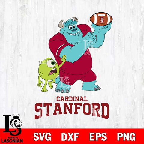 Stanford Cardinal Sully & Mike Football Cricut,Christmas SVG DXF EPS PNG FILE, NCAA Digital Download,Instant Download, Silhouette
