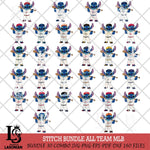 Stitch Bat Shoulder MLB SVG DXF EPS PNG FILE, Big bundle MLB File Cut, Digital Download,Instant Download, Silhouette, Cricut