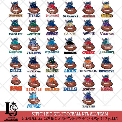 Stitch Big NFL football NFL – lasoniansvg