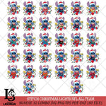 Stitch Christmas Lights NFL ALL TEAM Svg Eps Dxf Png File, Digital Download, Instant Download