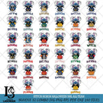 Stitch Horor Halloween NHL Svg Eps Dxf Png File, Digital Download, Instant Download