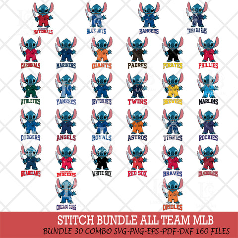 Stitch Horror 2 MLB Svg Eps Dxf Png File,bundle MLB svg, Digital Download, Instant Download
