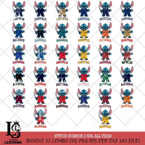 Stitch Horror 2 NHL Svg Eps Dxf Png File,Bundle NHL svg, Digital Download, Instant Download