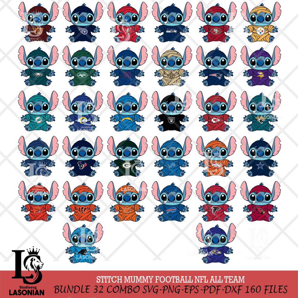 Stitch Mummy Football NFL – lasoniansvg