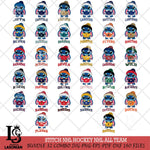 Stitch NHL Hockey Big Bundle SVG DXF EPS PNG FILE,NHL Bundle File Cut,Disney Digital Download,Instant Download, Silhouette