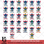 Stitch Sport NHL Hockey Big Bundle SVG DXF EPS PNG FILE,NHL Bundle File Cut,Disney Digital Download,Instant Download, Silhouette