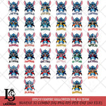 Stitch Vampire halloween NHL Svg Eps Dxf Png File,Bundle NHL svg, Digital Download, Instant Download
