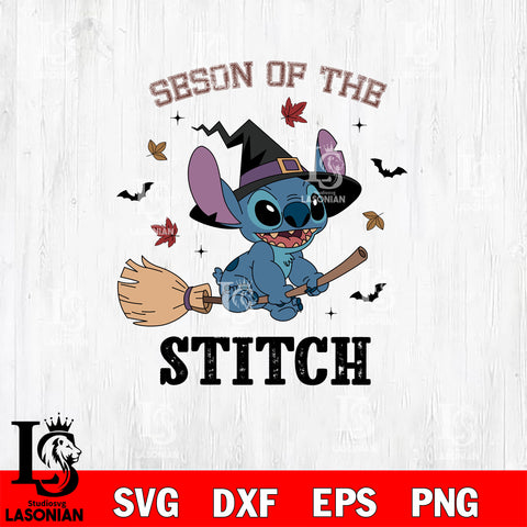 Stitch Witch seson of the SVG DXF EPS PNG FILE, Halloween File Cut, Digital Download,Instant Download, Silhouette,Horror Cricut