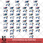 Stitch throwing a baseball MLB SVG DXF EPS PNG FILE, Big bundle MLB File Cut, Digital Download,Instant Download, Silhouette, Cricut