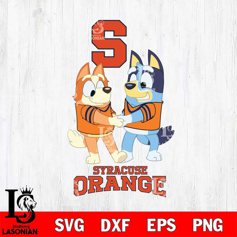 Syracuse Orange Bluey Chilli Dance Svg Eps Dxf Png File, Digital Download, Instant Download