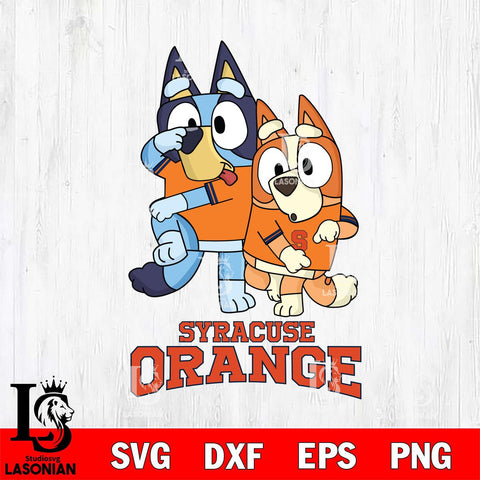 Syracuse Orange Bluey Chilli Dance Mode Svg Eps Dxf Png File, Digital Download, Instant Download