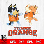 Syracuse Orange Bluey Dance Svg Eps Dxf Png File, Digital Download, Instant Download