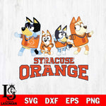 Syracuse Orange Bluey Mode Dance Squats Svg Eps Dxf Png File, Digital Download, Instant Download