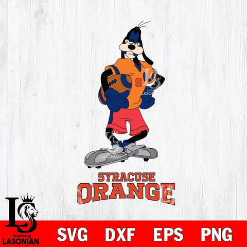 Syracuse Orange Goofy Player SVG DXF EPS PNG FILE,NCAA svg ,Football Digital Download,Instant Download, Silhouette