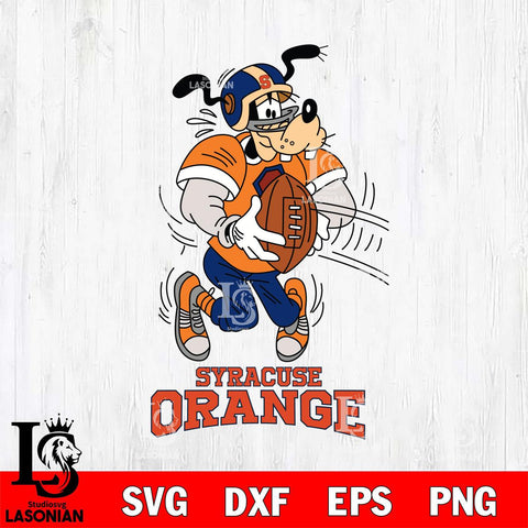 Syracuse Orange Goofy Sport Football SVG DXF EPS PNG FILE,NCAA svg ,Football Digital Download,Instant Download, Silhouette