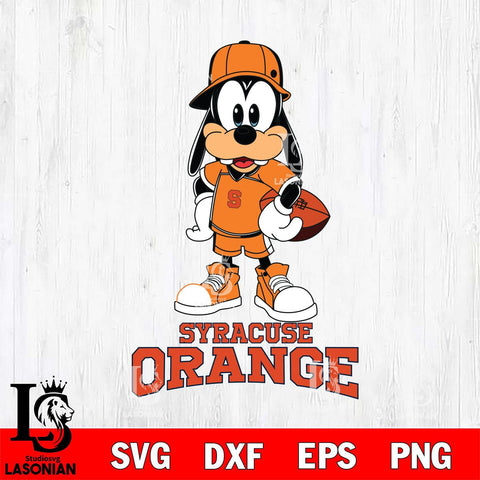 Syracuse Orange Goofy rugby SVG DXF EPS PNG FILE,NCAA svg ,Football Digital Download,Instant Download, Silhouette