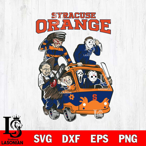 Syracuse Orange Jason Voorhees Horror 10 Svg Eps Dxf Png File, NCAA svg, Digital Download, Instant Download