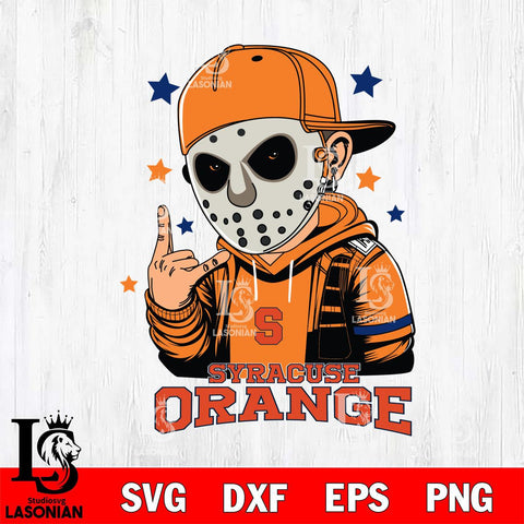 Syracuse Orange Jason Voorhees Horror 9 Svg Eps Dxf Png File, NCAA svg, Digital Download, Instant Download