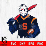 Syracuse Orange Jason Voorhees Horror Halloween 2 Svg Eps Dxf Png File, NCAA svg, Digital Download, Instant Download