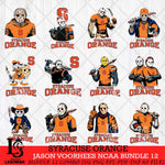 Syracuse Orange Jason Voorhees NCAA Bundle 12 SVG Svg Eps Dxf Png File, Digital Download