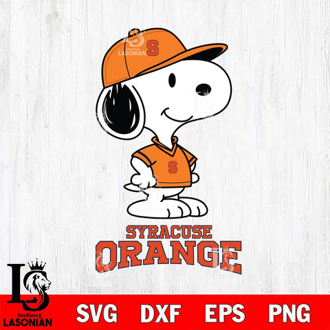 Syracuse Orange Snoopy Football sport SVG DXF EPS PNG FILE,Snoopy File Cut, NCAA Digital Download,Instant Download,Christmas Silhouette