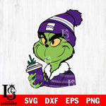 TCU Horned Frogs Boujee Grinch Svg Eps Dxf Png File, Digital Download, Instant Download