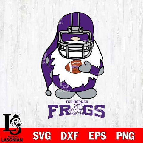 TCU Horned Frogs Gnomes Christmas Svg Eps Dxf Png File, Digital Download, Instant Download