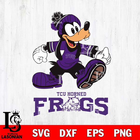 TCU Horned Frogs Goofy Cool Sport SVG DXF EPS PNG FILE,NCAA svg ,Football Digital Download,Instant Download, Silhouette
