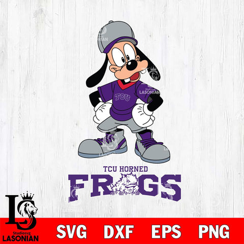 TCU Horned Frogs Goofy Sport SVG DXF EPS PNG FILE,NCAA svg ,Football Digital Download,Instant Download, Silhouette