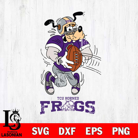TCU Horned Frogs Goofy Sport Football SVG DXF EPS PNG FILE,NCAA svg ,Football Digital Download,Instant Download, Silhouette