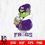 TCU Horned Frogs Grinch Bougie Christmas Cut Files Cricut, Svg Dxf Eps Png file, Digital download , Silhouette