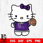 TCU Horned Frogs Hello Kitty sport 7 Svg Eps Dxf Png File, NCAA svg, Digital Download, Instant Download