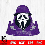 TCU Horned Frogs Horror Character Ghostface Sport Svg Eps Dxf Png File, NCAA svg, Digital Download, Instant Download