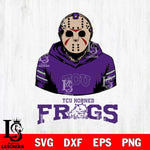 TCU Horned Frogs Jason Voorhees 4 Svg Eps Dxf Png File, Digital Download