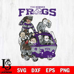 TCU Horned Frogs Jason Voorhees Horror 10 Svg Eps Dxf Png File, NCAA svg, Digital Download, Instant Download