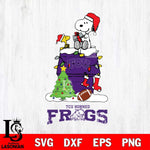 TCU Horned Frogs Snoopy Sport 11 Svg Eps Dxf Png File, Digital Download